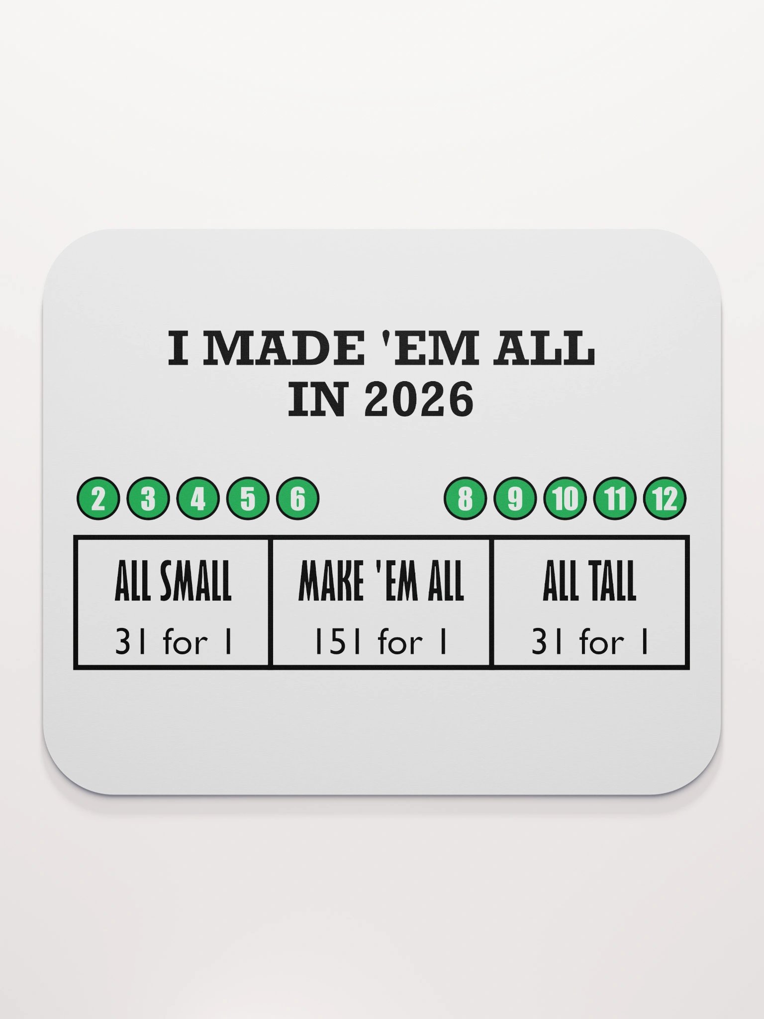 Made 'Em All - 151 for 1 (MousePad) product image (2)
