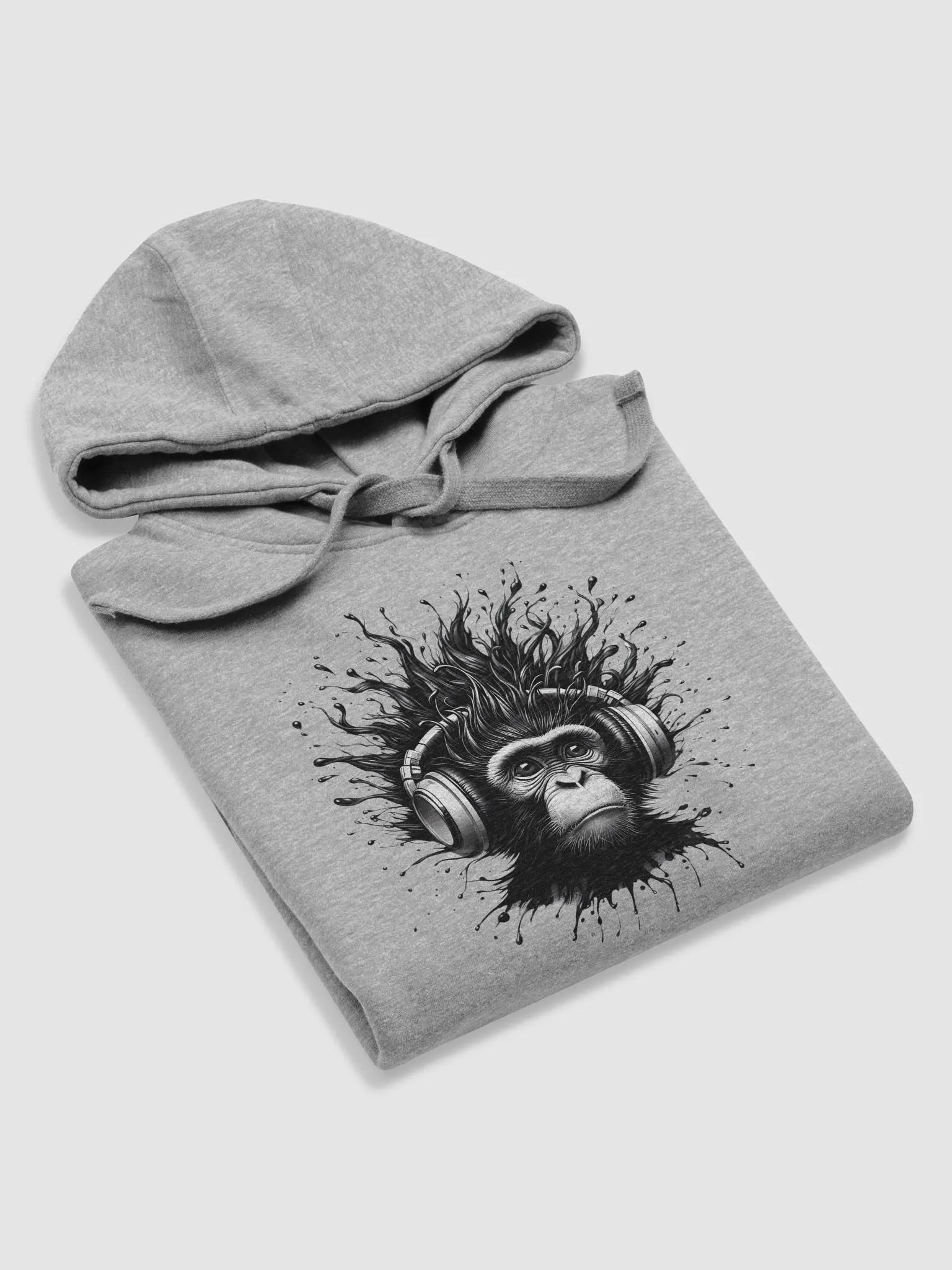 Sonic Splash: Dynamic Headphone Art T-Shirt product image (75)