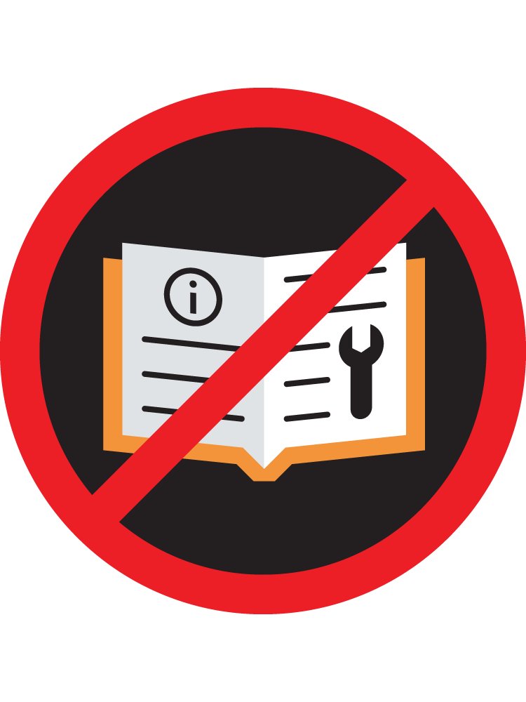 Didn't Read the Manual (de)Merit Badge product image (1)