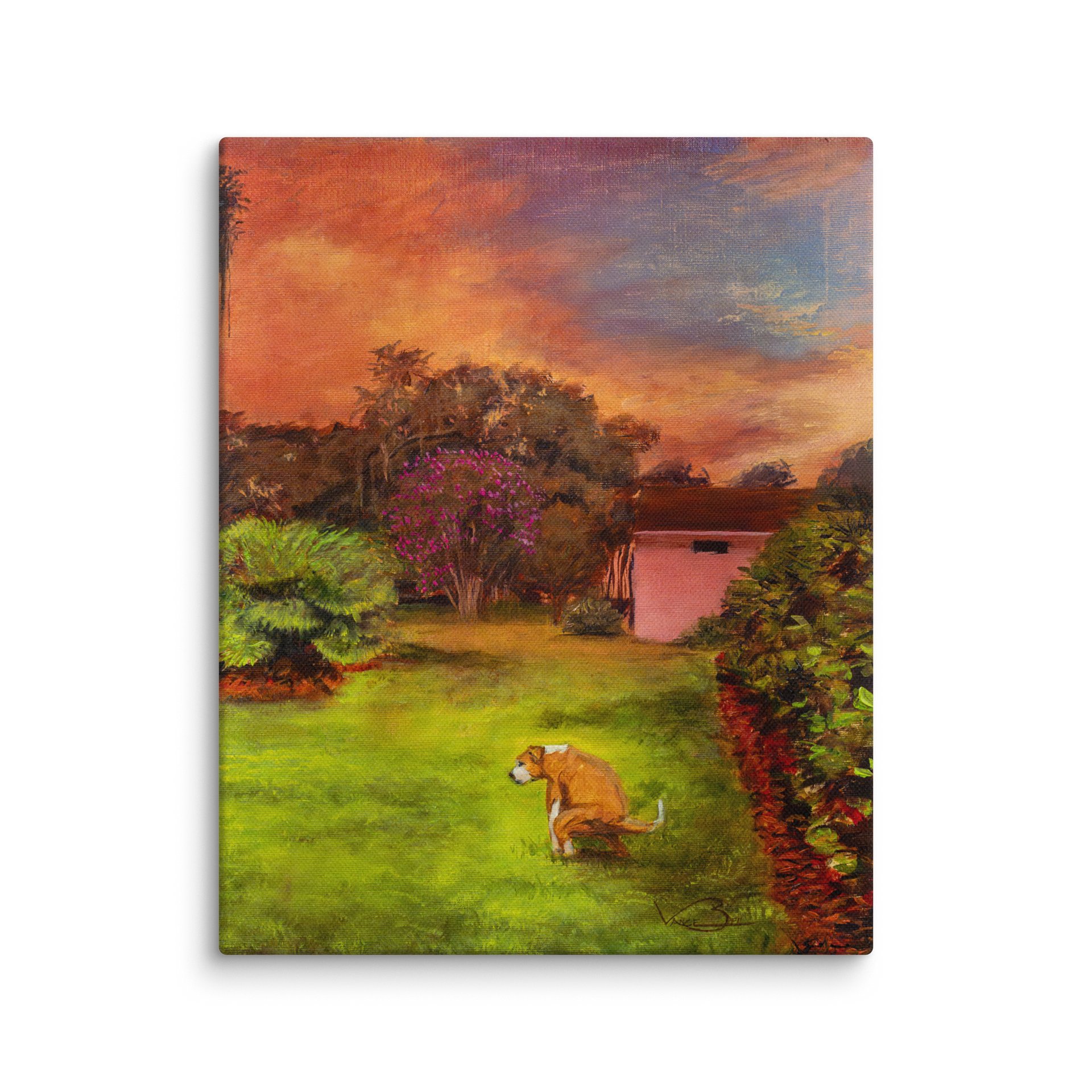 A Not So Private Sunset (Oil Painting) | Canvas Print product image (1)