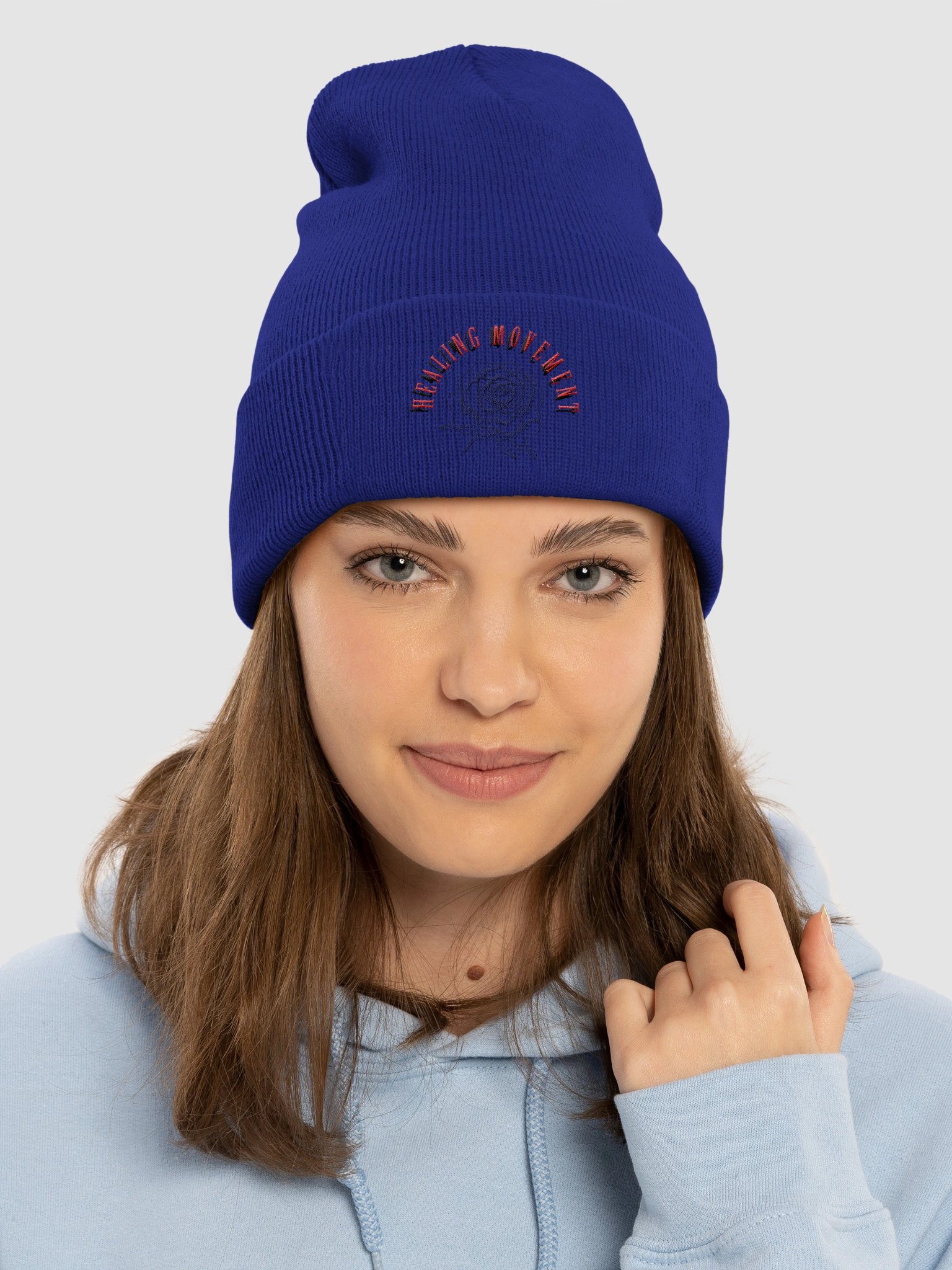 Healing Movement Embroidered Beanie product image (20)