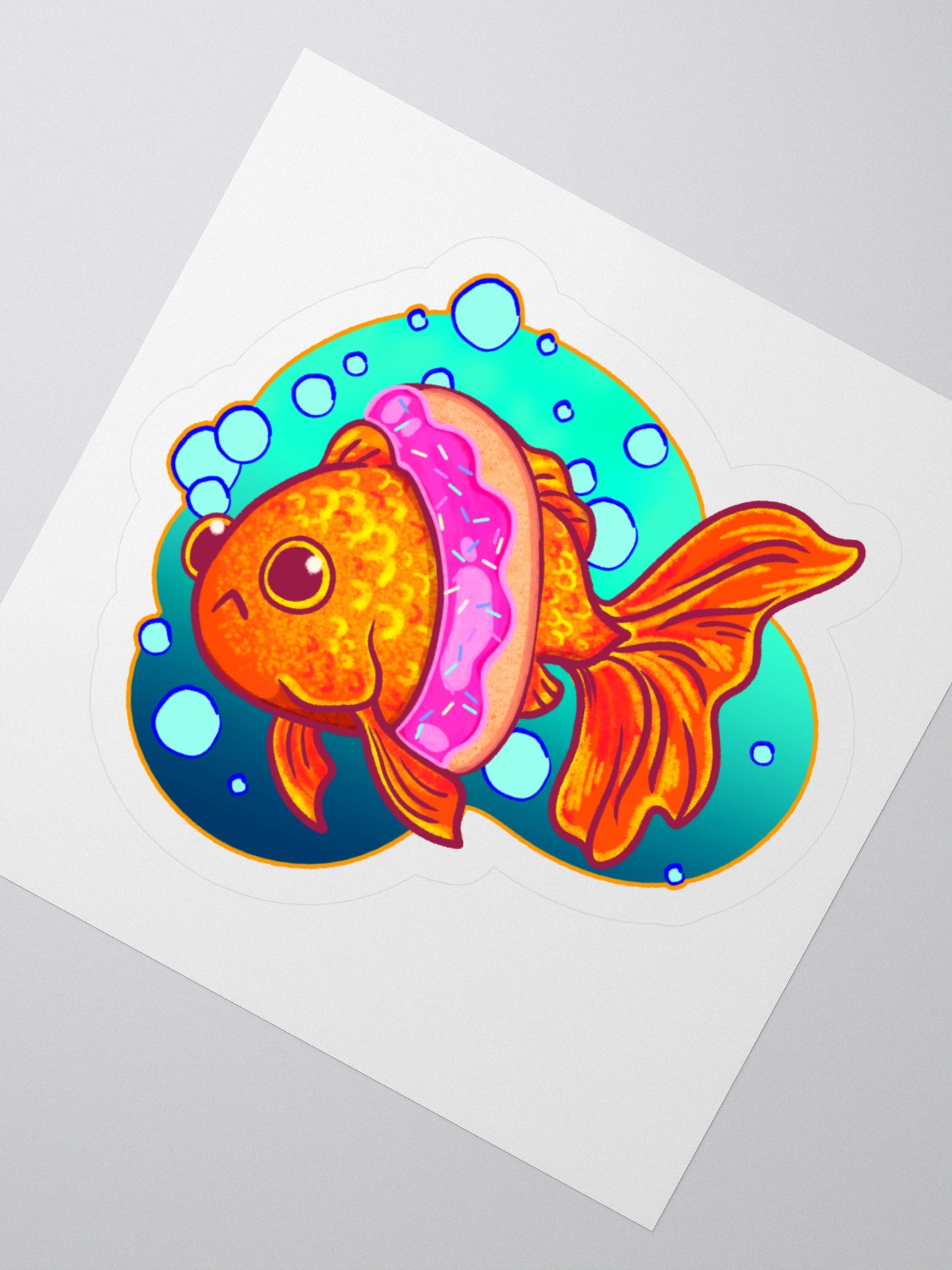 Donut Stop Swimming Sticker product image (6)