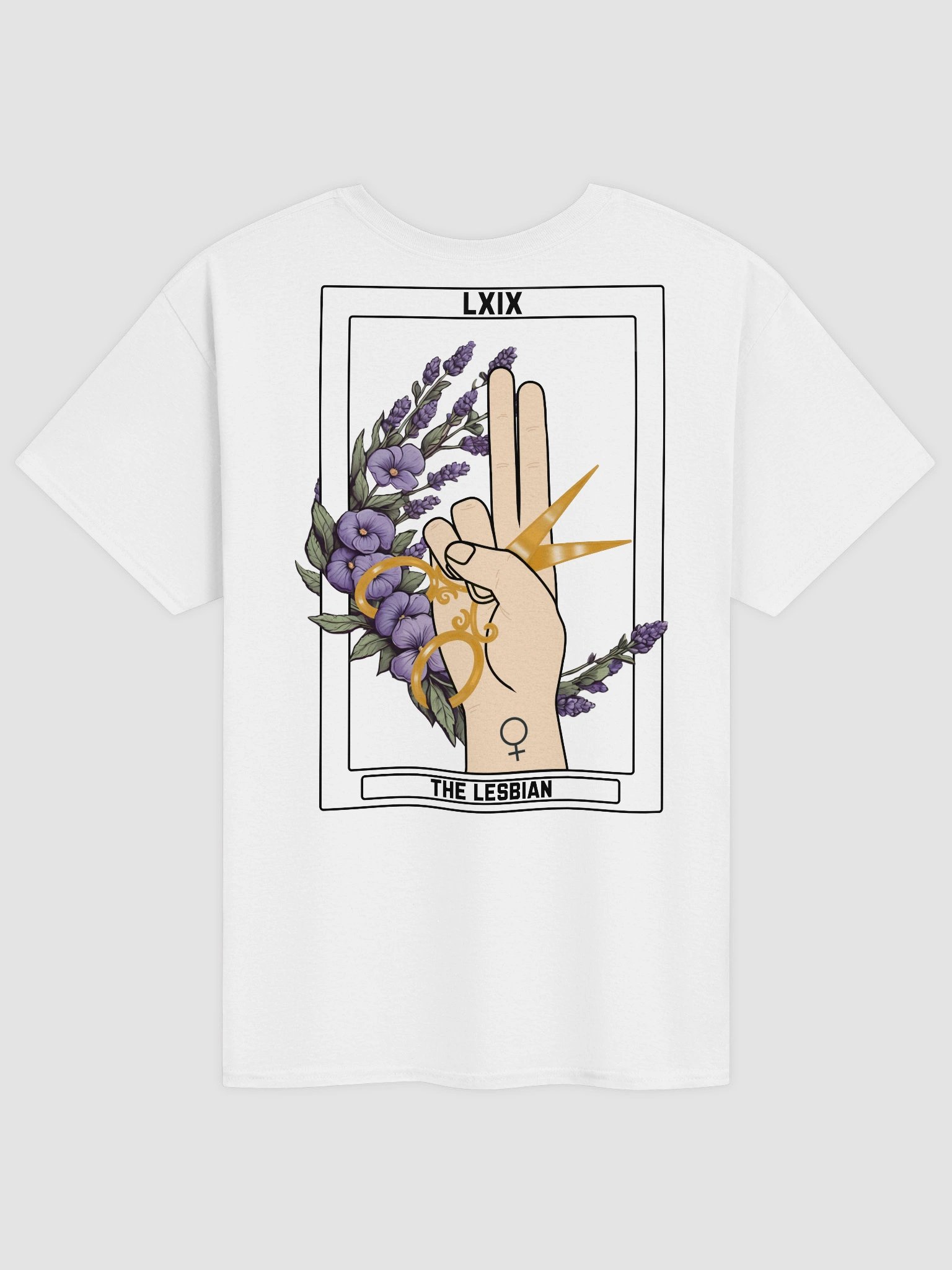"The Lesbian" Tarot Card - T-Shirt product image (7)