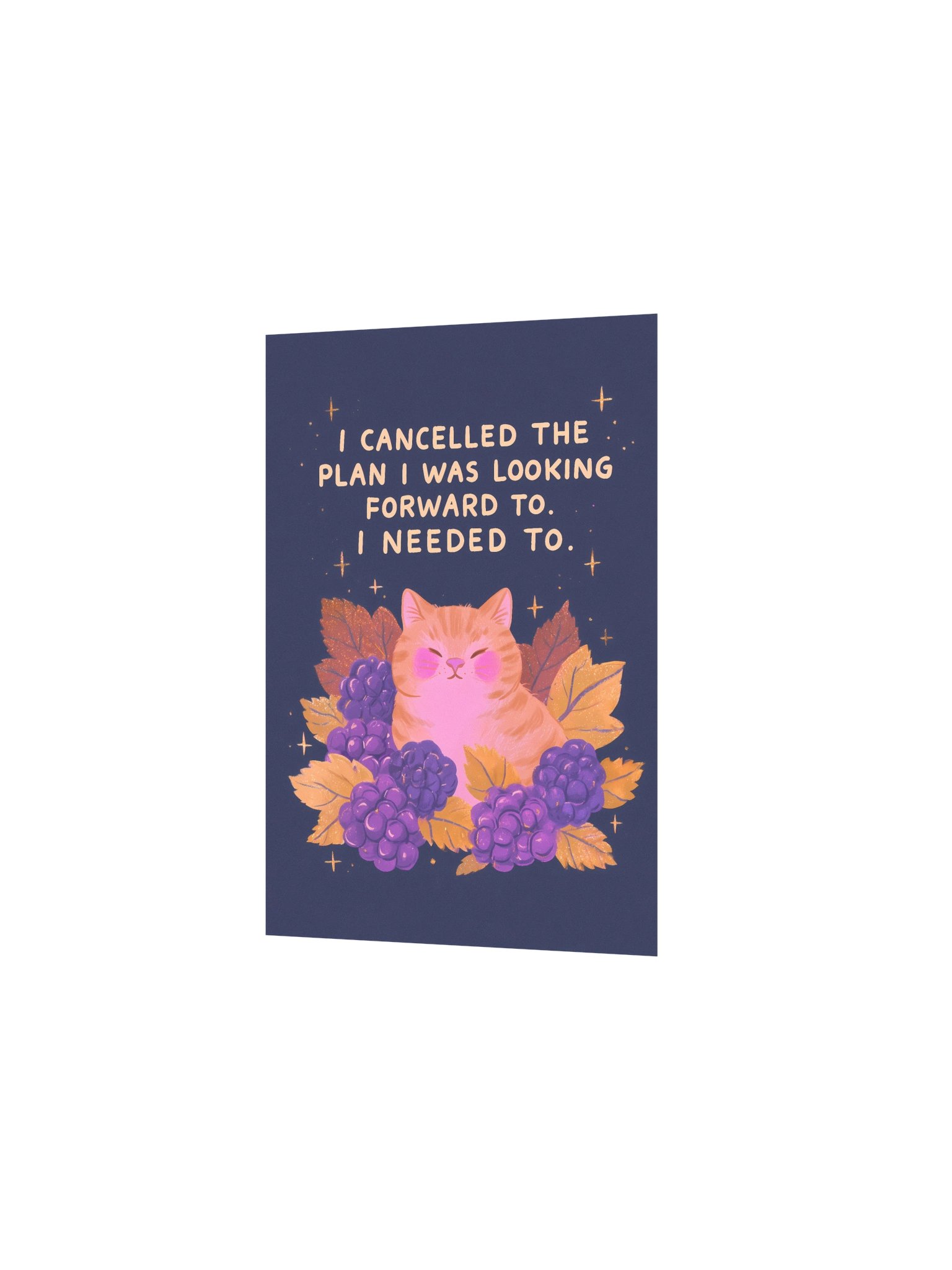 I Cancelled the Plan Cat Poster product image (12)