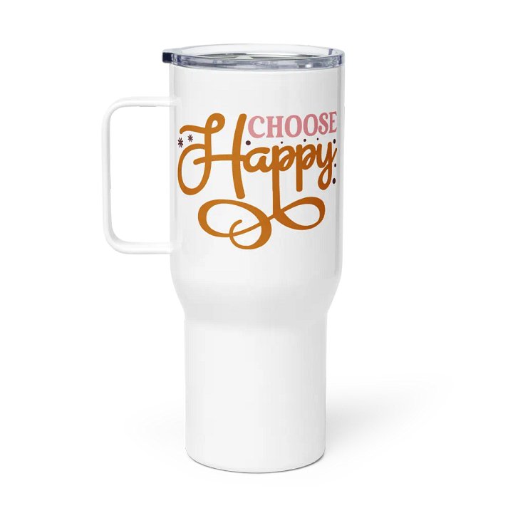 Happy Vibes Travel Mug product image (2)
