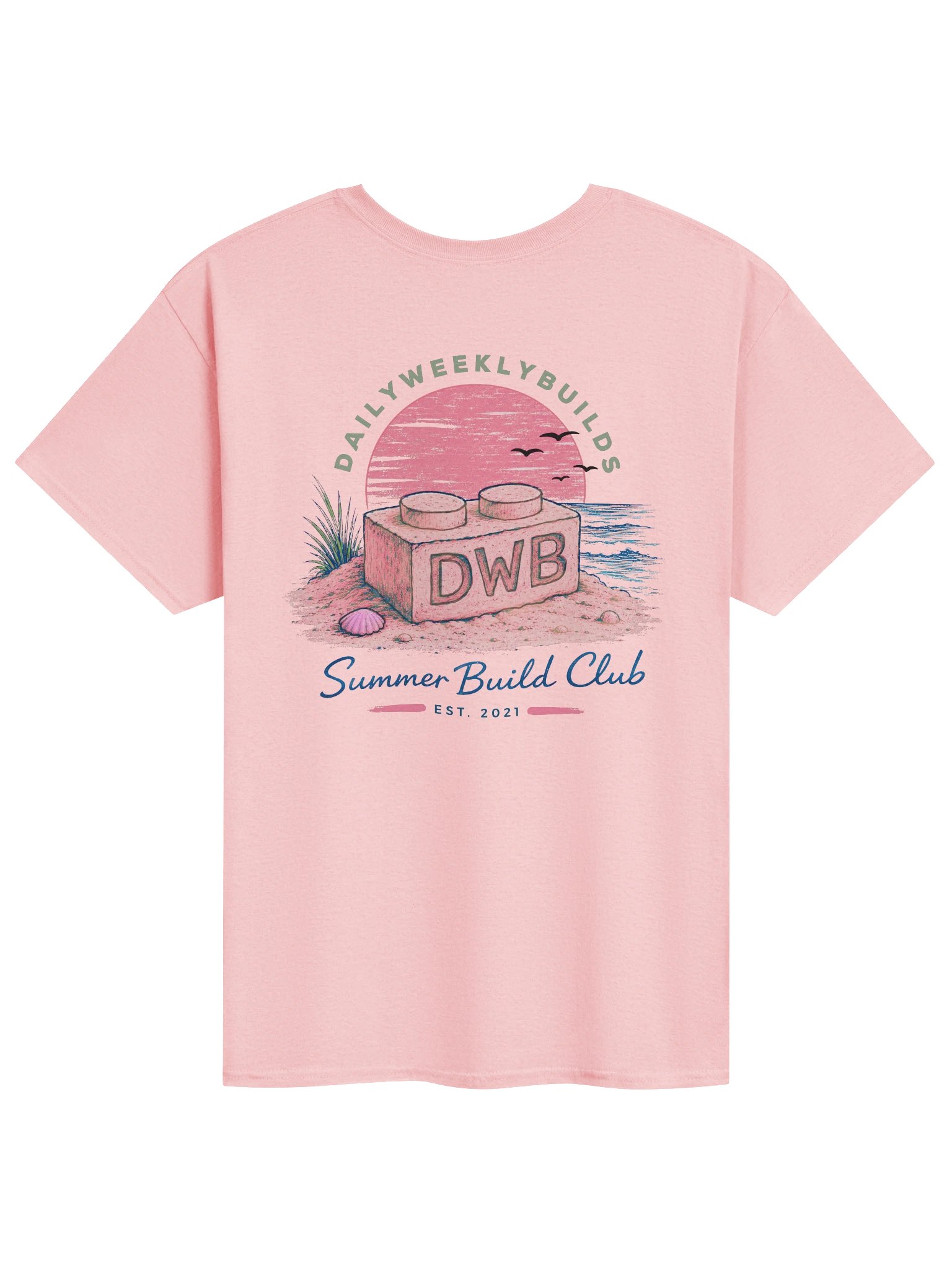 Summer Build Club T-Shirt (Pink Edition) product image (2)