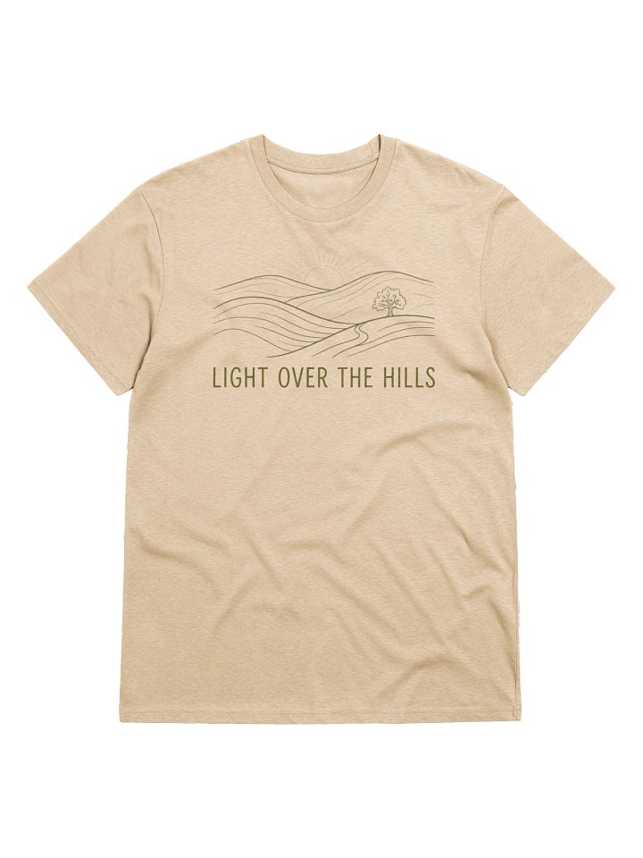 Light Over the Hills – Faith and Hope Organic Cotton T-Shirt product image (1)