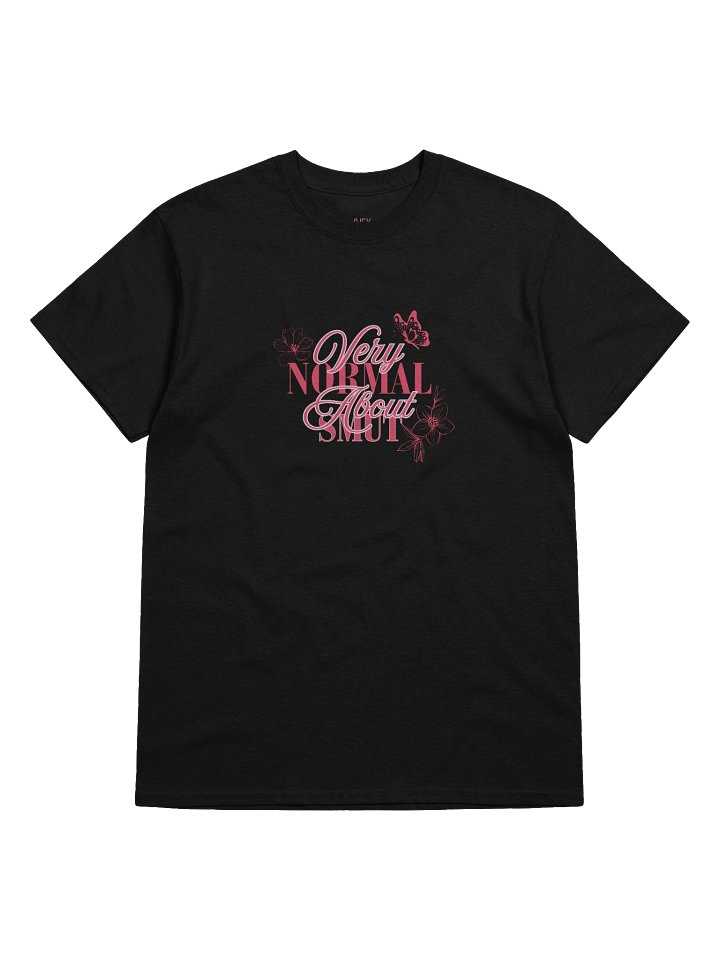 very normal about smut floral t-shirt product image (1)