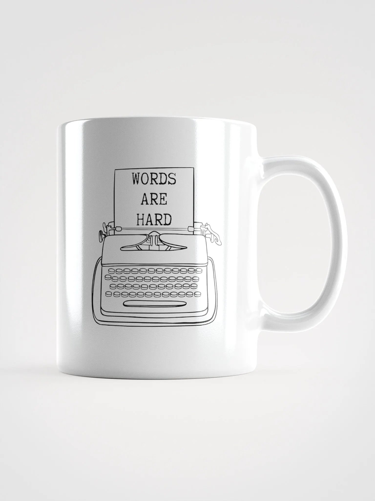 WORDS ARE HARD Mug product image (1)