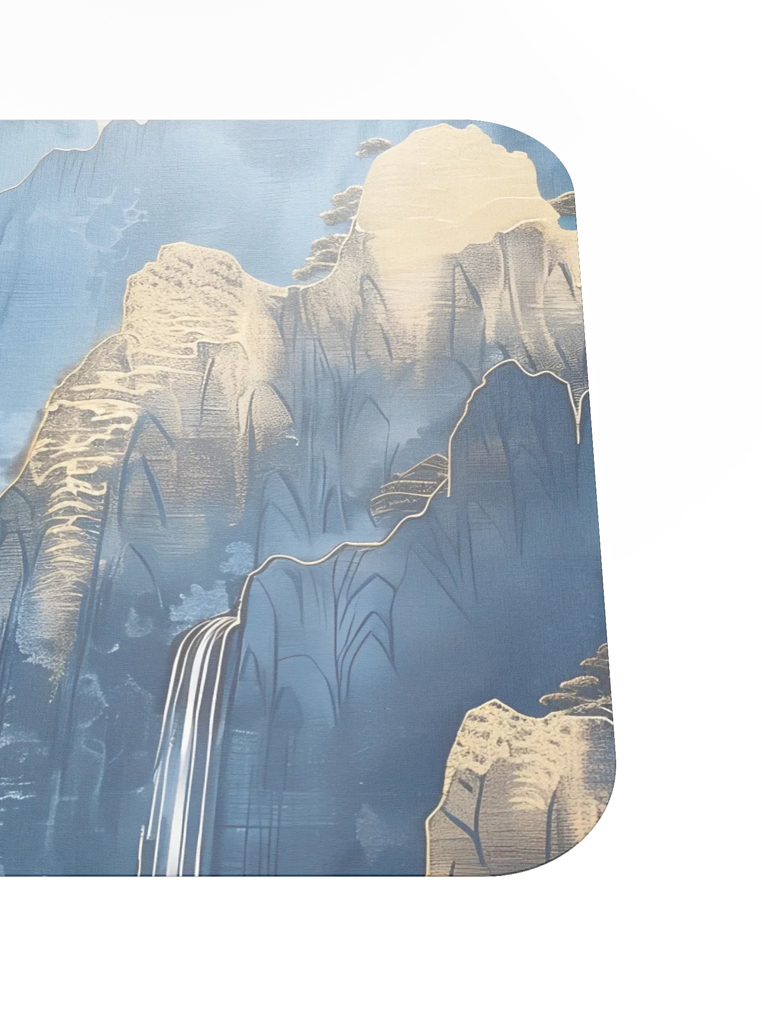 Blue and Gold Mountains Mouse Pad by Treasure Pie product image (6)