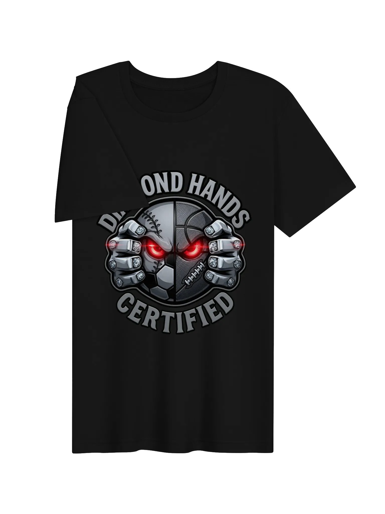 Super Soft Diamond Hands Certified Tee — Chrome product image (2)