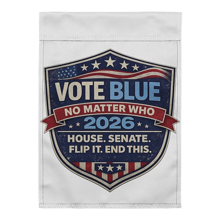 Vote Blue 2026 Garden Flag product image (2)