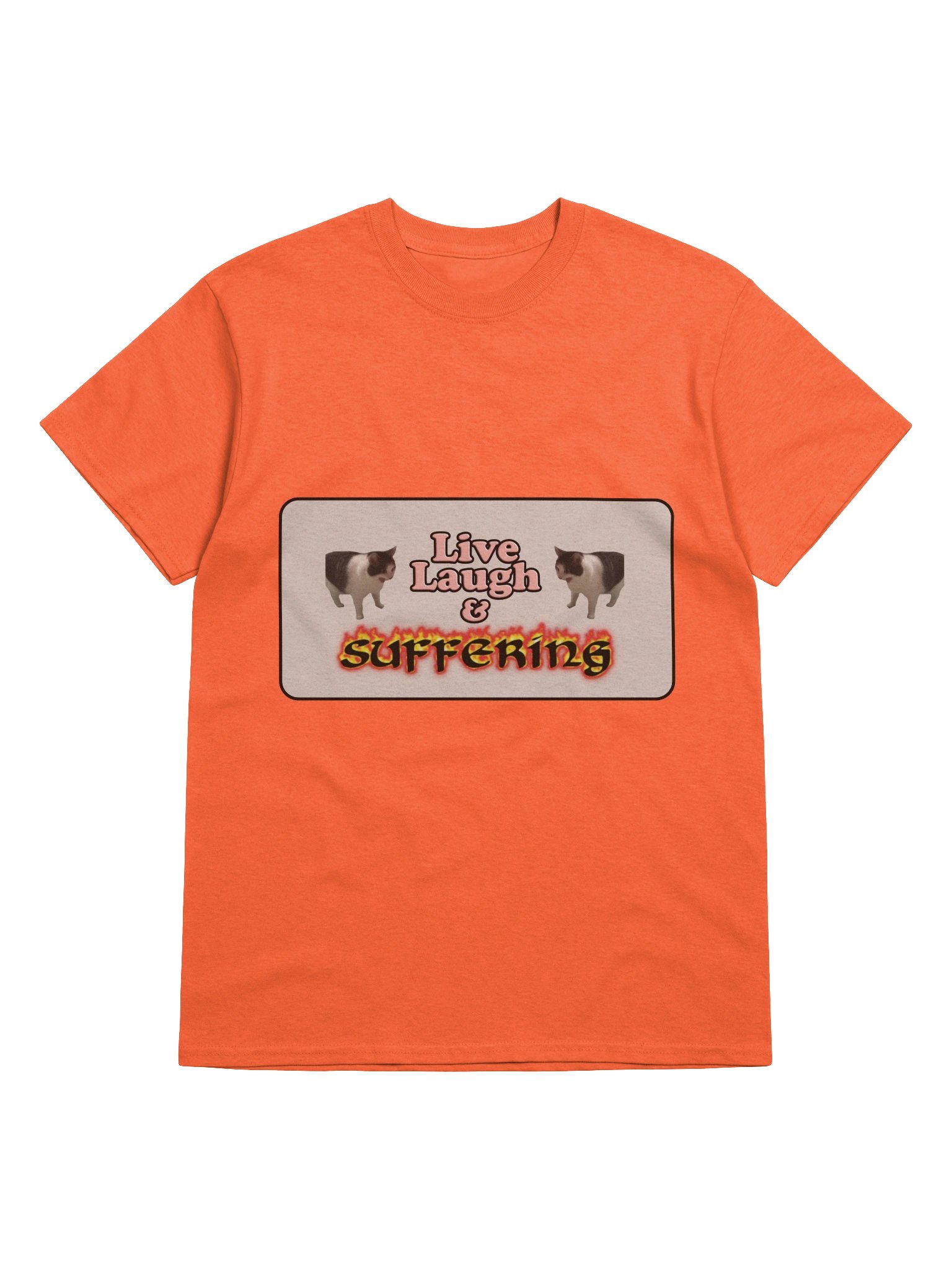 Live Laugh & Suffering Cats T-Shirt product image (49)