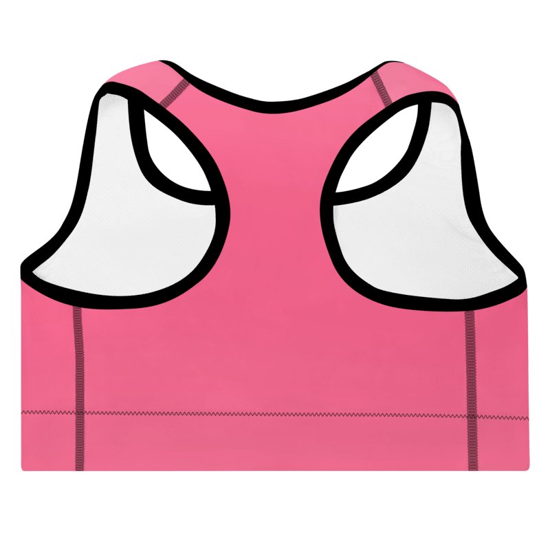 XPRESSACTIVE Pink All-Over Print Padded Sports Bra product image (4)