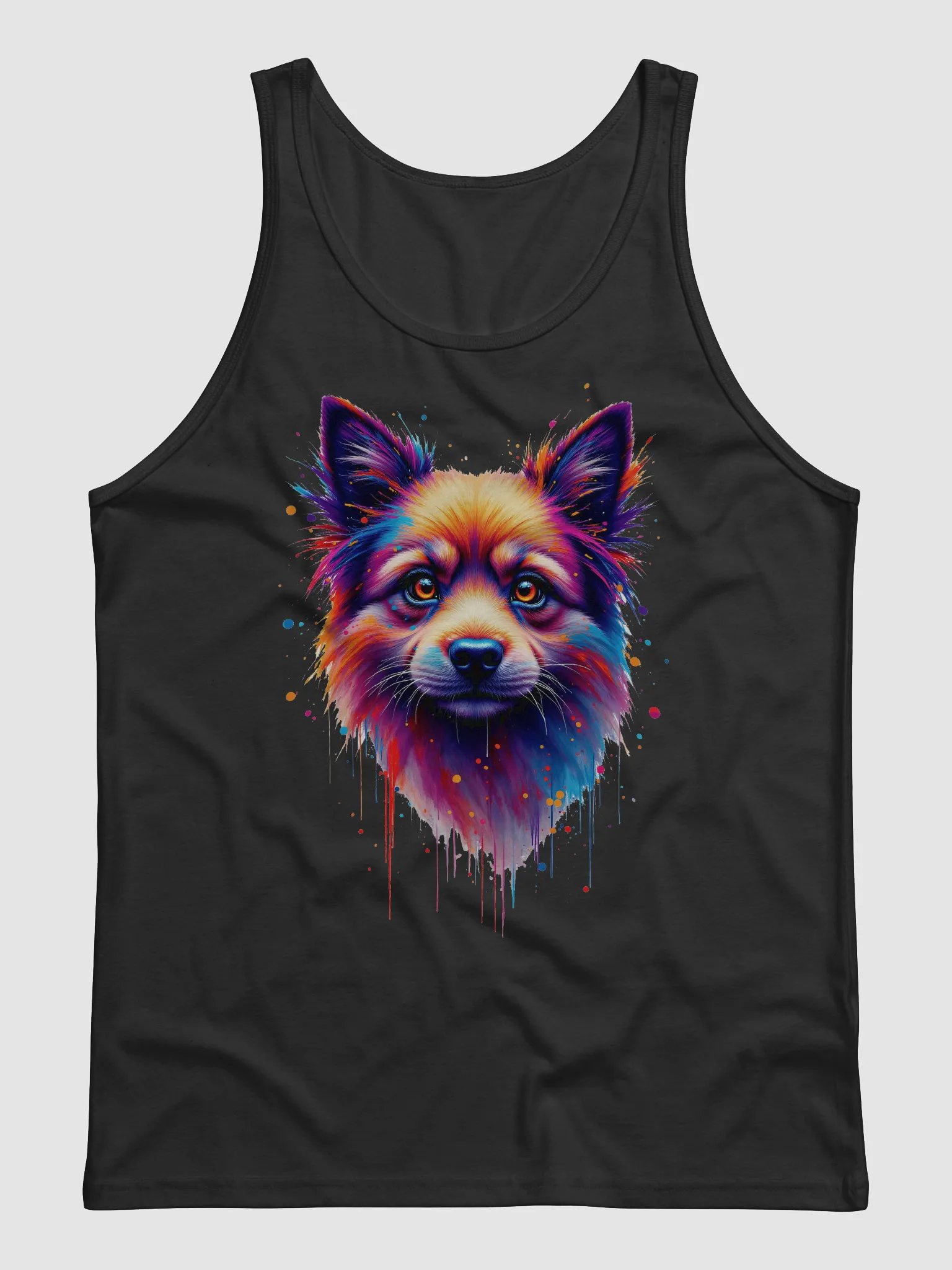Vibrant Dog Art Abstract Tank product image (4)