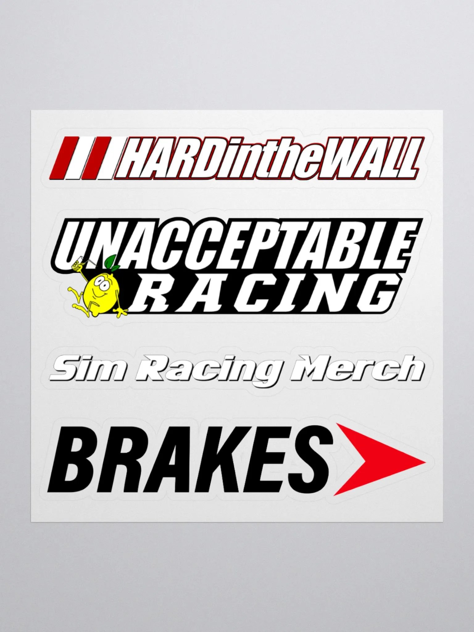 HardintheWall Sticker Sheet product image (1)