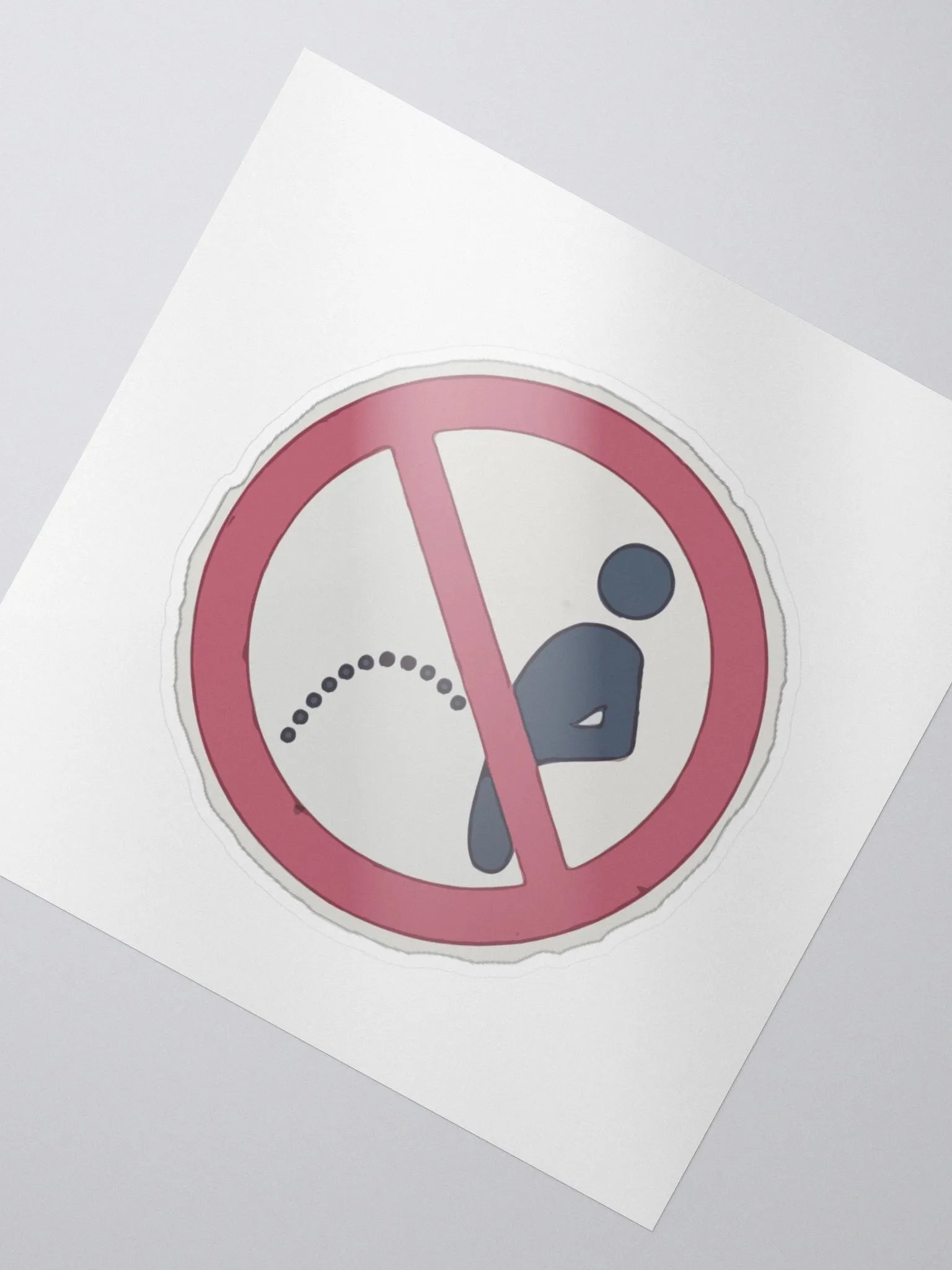 No Peeing Sticker product image (2)