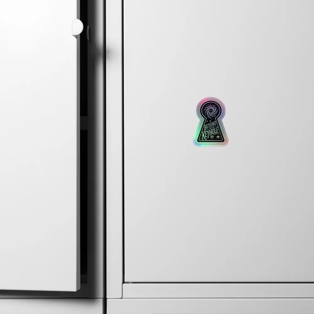 Beyond the Keyhole Holographic sticker product image (6)