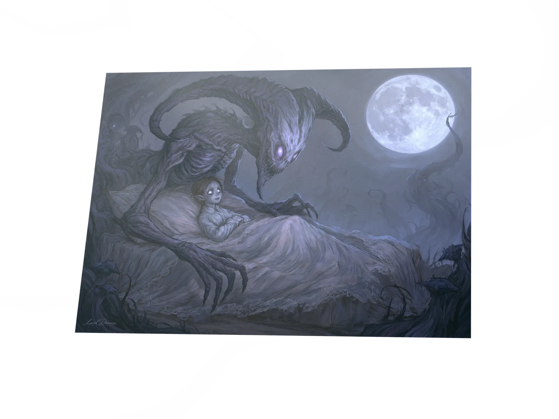 Bedside Monster Art Print — The Bedside Nightmare product image (3)