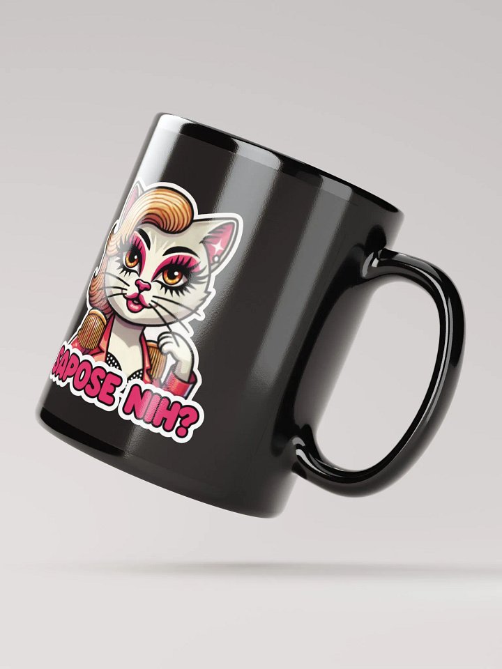 Sapose Nih? Black Glossy Mug product image (2)