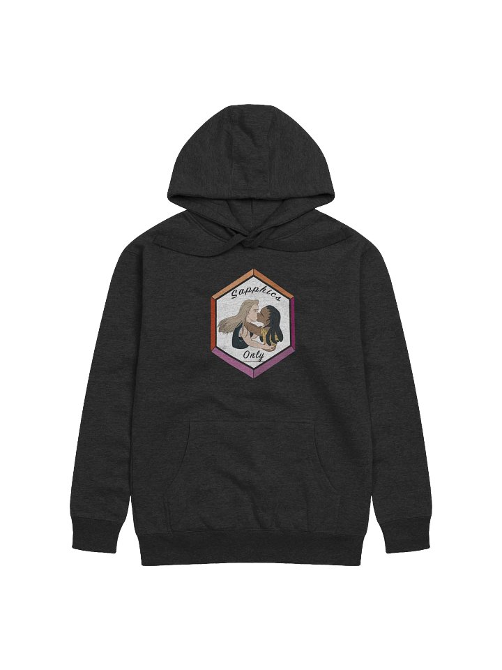 01 -Sapphics Only Kiss Premium Hoodie product image (1)