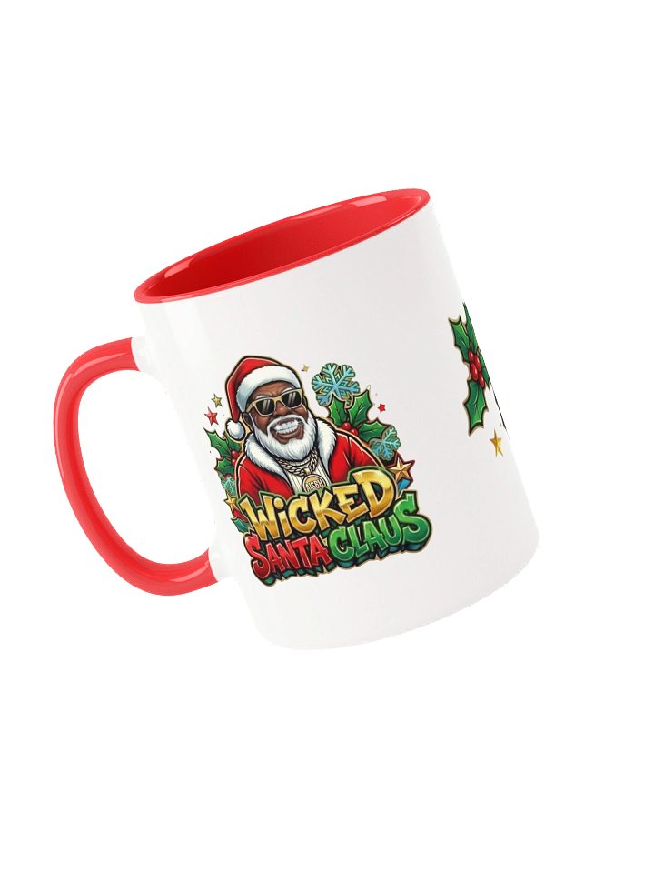 Wicked Santa Claus Festive Christmas Vibes Ceramic Mug product image (1)