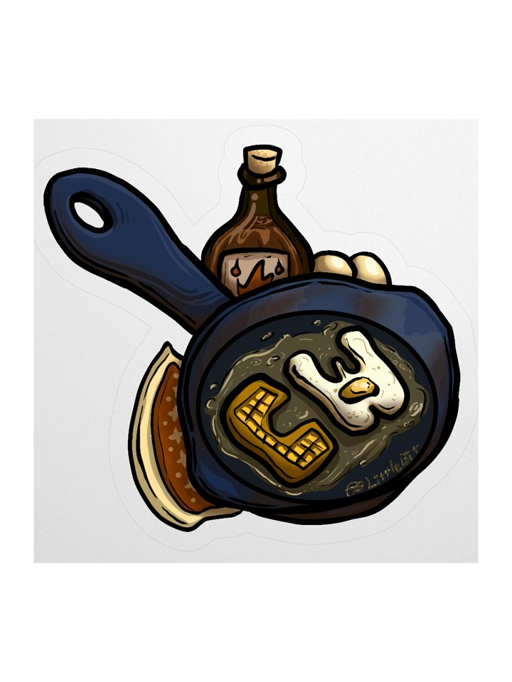 CraftWorks Frying Pan Sticker 🥇 by @empresslittlebit product image (3)