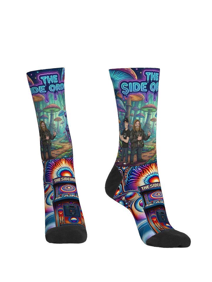 Psychedelic Side order Crew Socks product image (2)