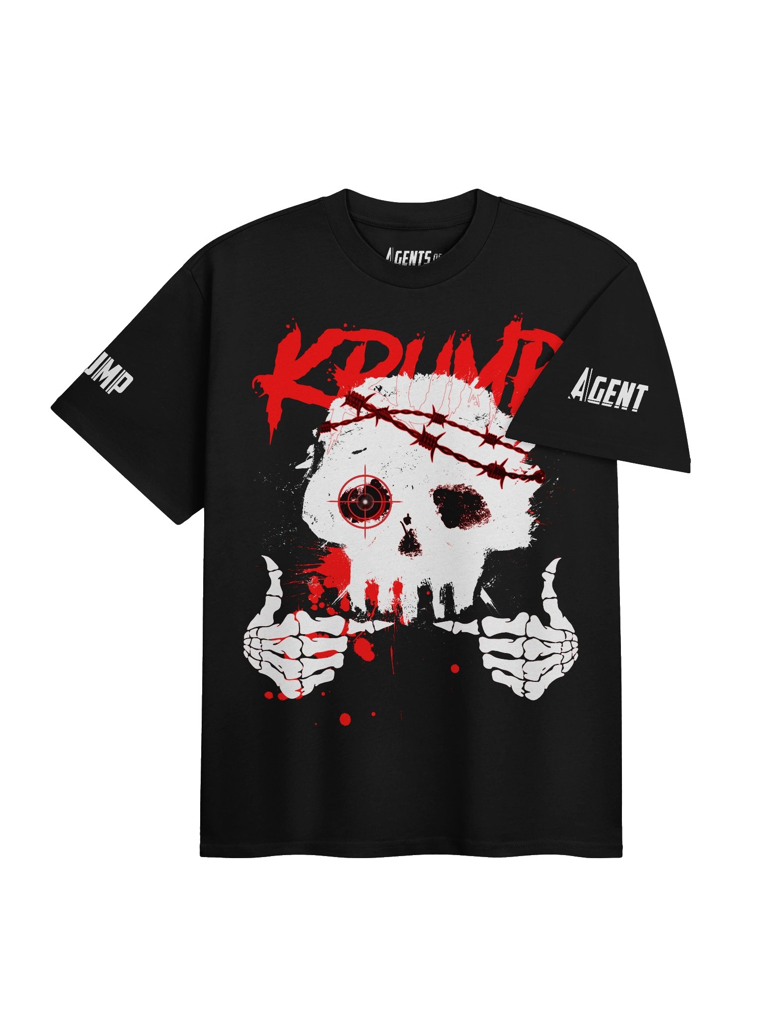 Targeted Chaos Oversized Blk Tee product image (4)