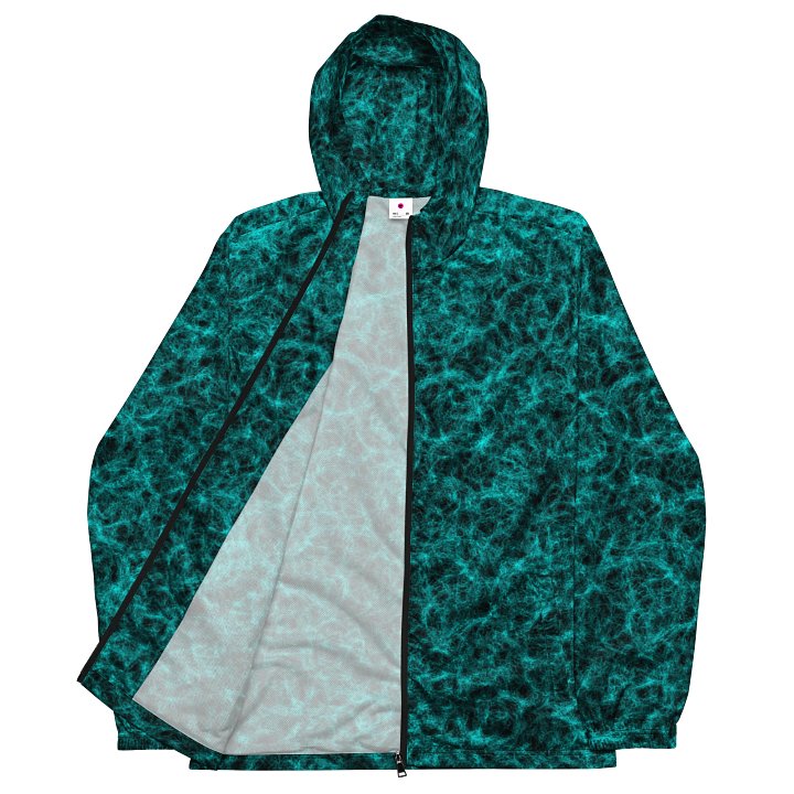 Teal Vortex Windbreaker product image (2)