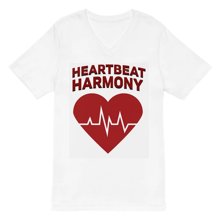 Harmonic Heartbeat V-Neck Tee product image (6)