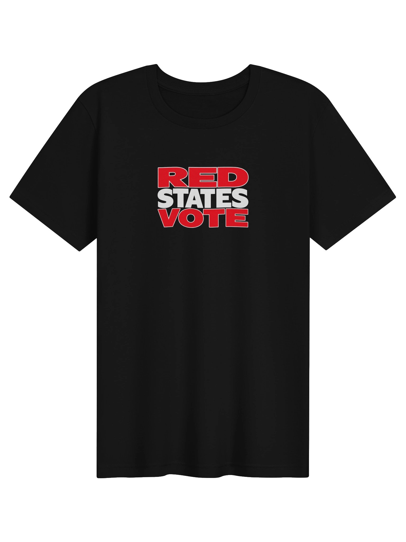 Red States Vote Tee - Black product image (1)