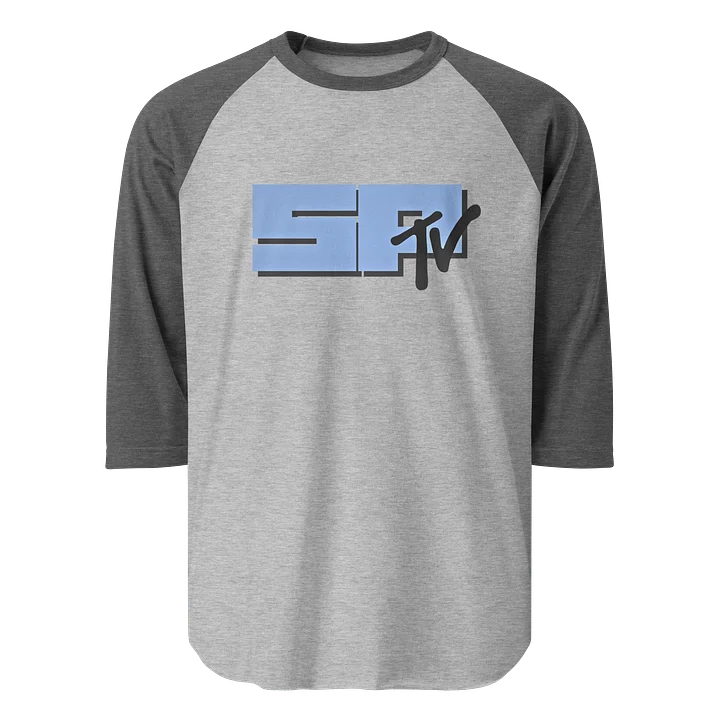 SPTV Logo Raglan Tee - gray on gray product image (1)