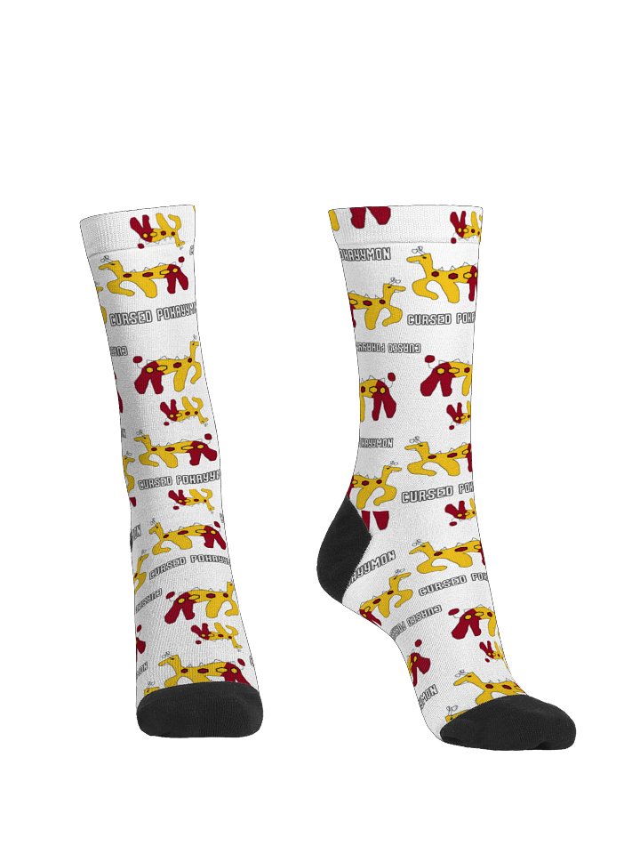 Cursed Pokayymon — Girafarig Socks product image (2)