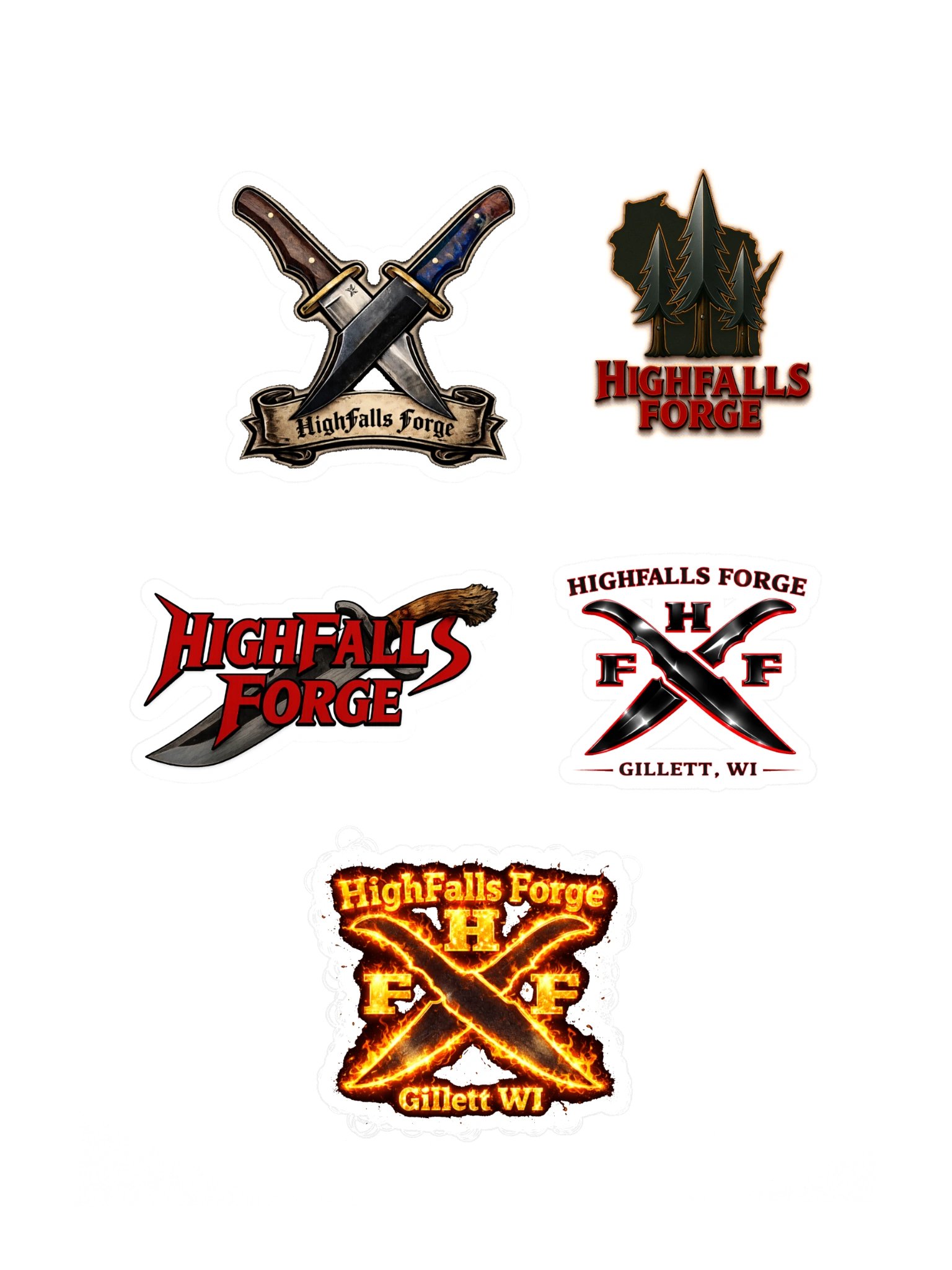 HighFalls Forge Stickers 2 product image (3)