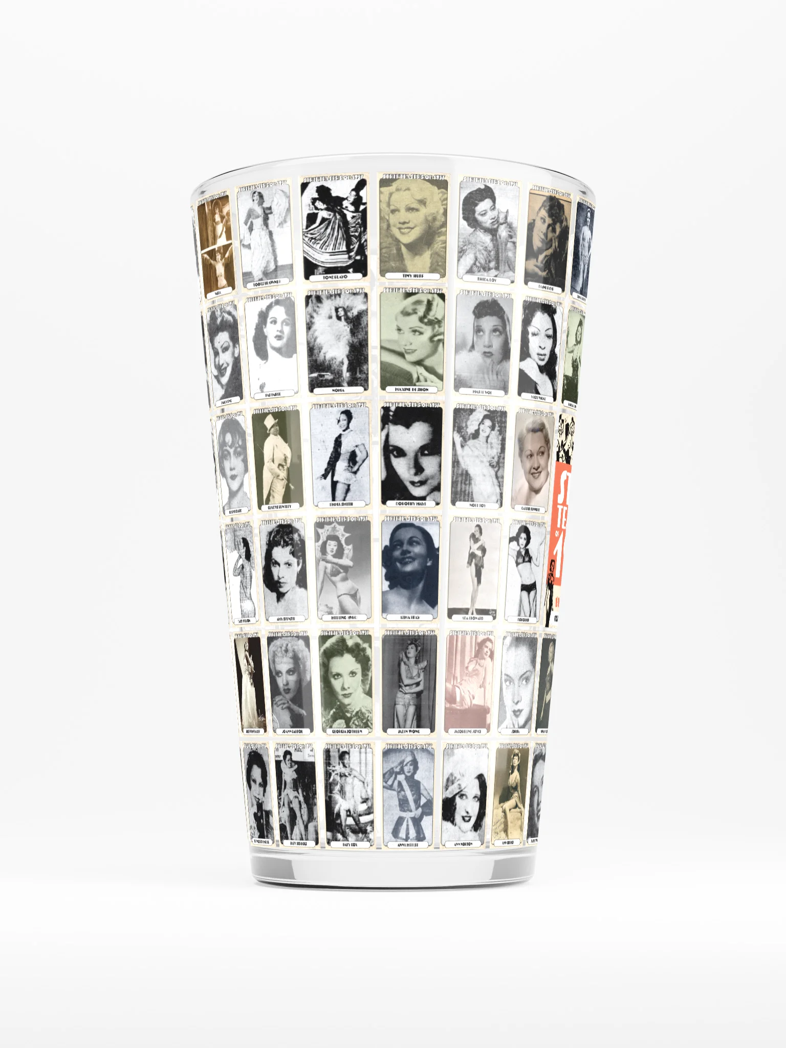 Stripteasers of 1937 Decorative Pint Glass product image (2)