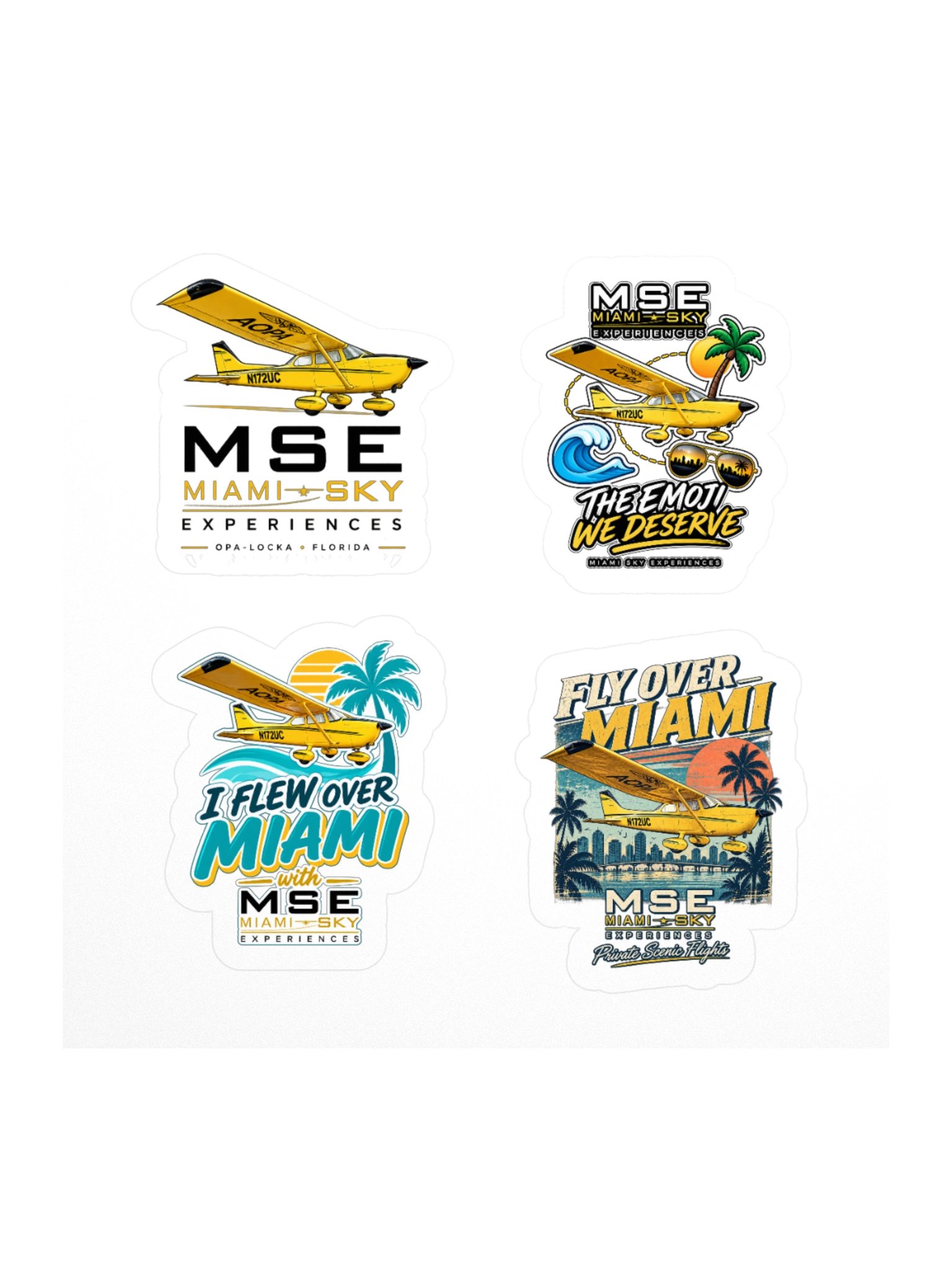 MSE Aviation Sticker Sheet — Miami Collection product image (2)