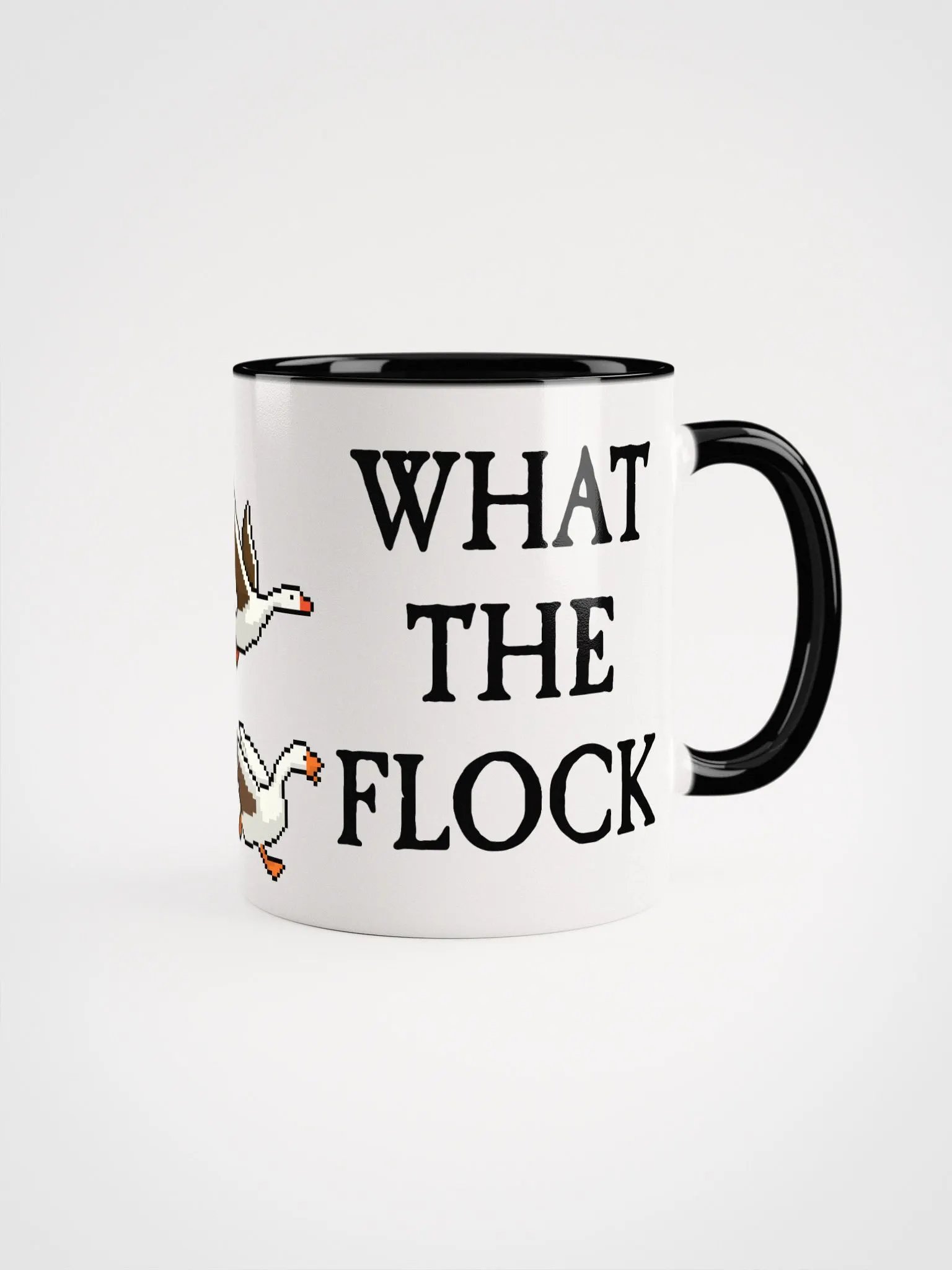 What the Flock Pixel-Art Goose Mug product image (6)