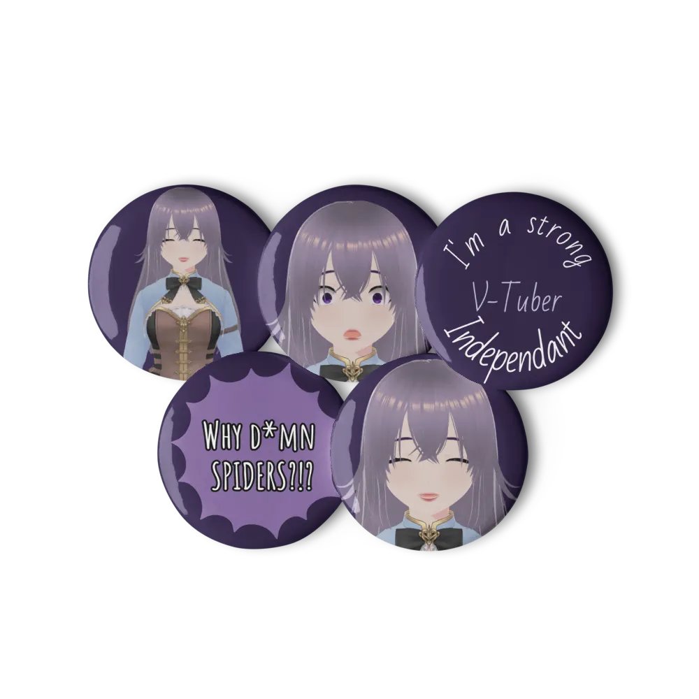 Virtual Vibe Pin Button Set product image (11)