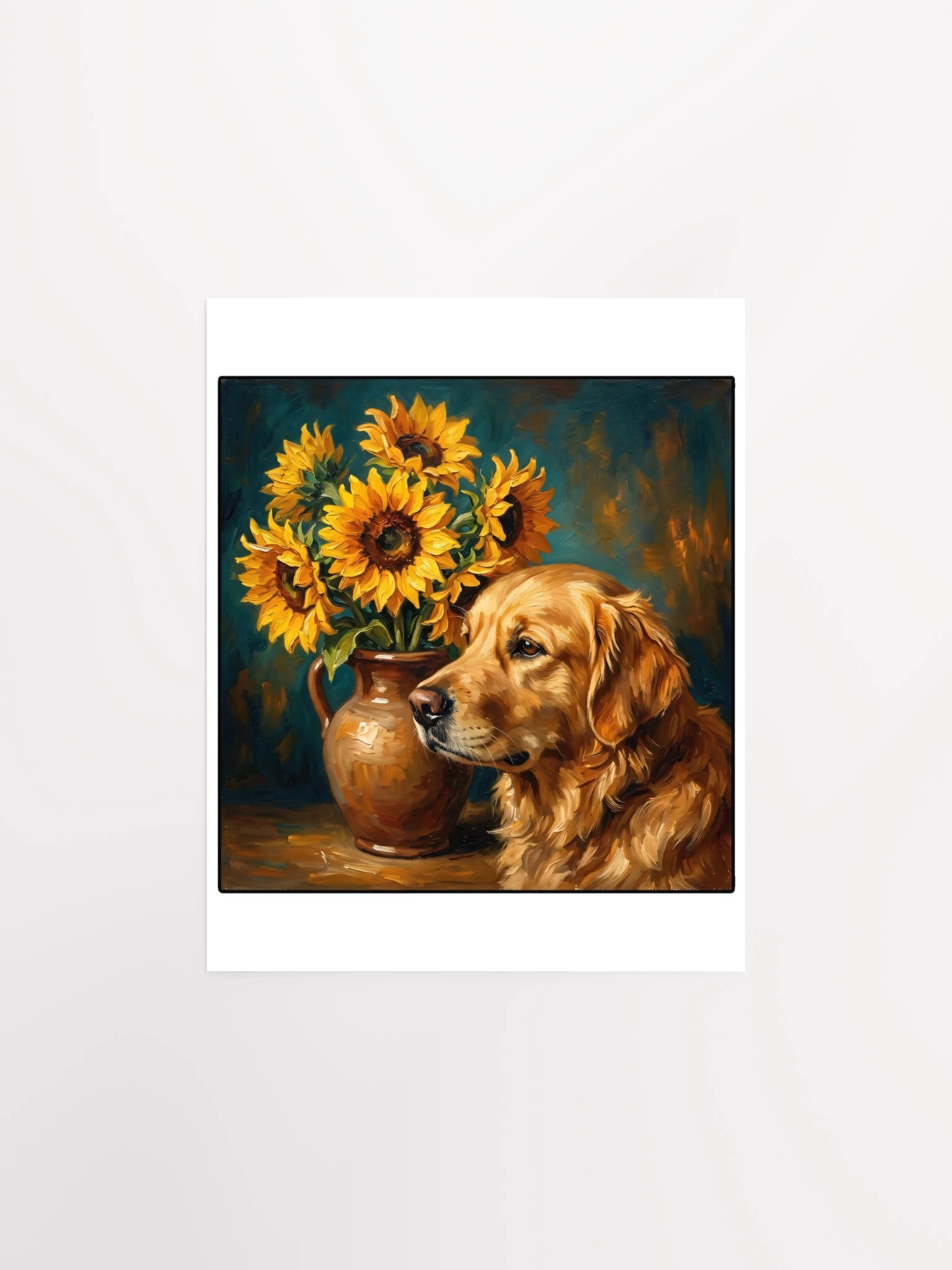 Sunflowers Golden Poster product image (25)