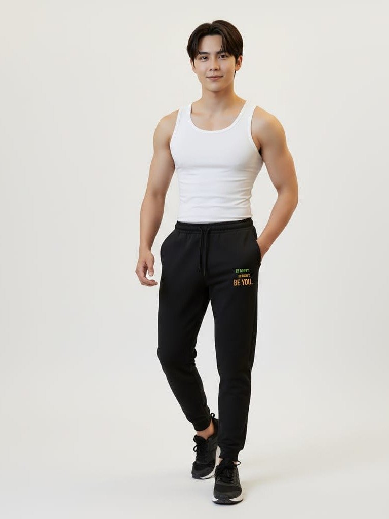 Motivational Message Fleece Joggers product image (1)