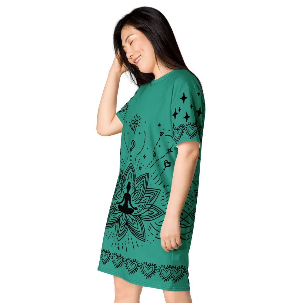 Seagreen Lotus Dress product image (3)