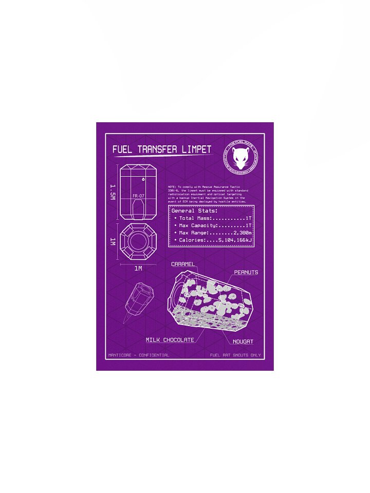 Fuel Transfer Limpet Poster, Purple product image (1)