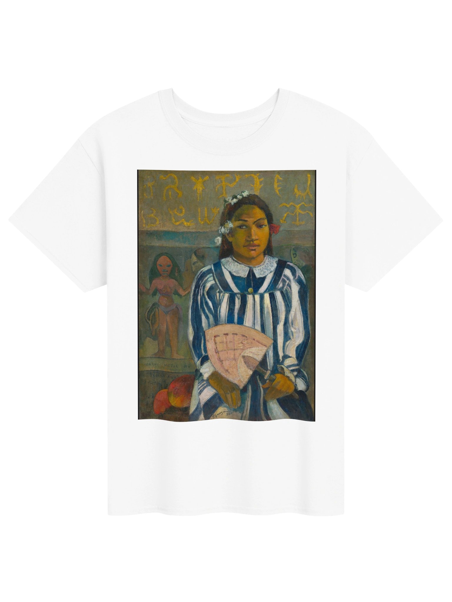 Painterly Girl Portrait Heavyweight Tee product image (1)