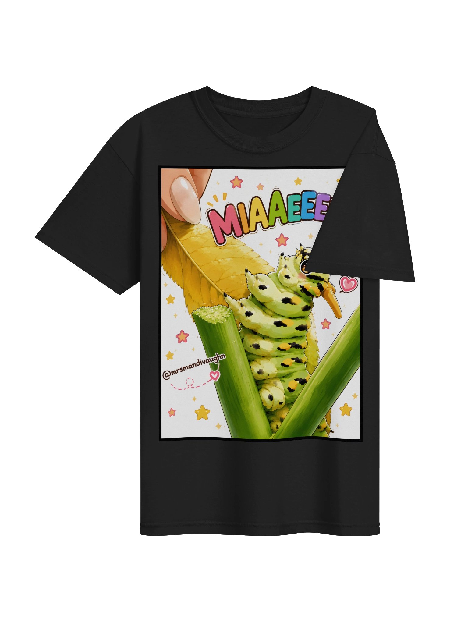 MIAAEEE!! Anime Eastern Black Swallowtail Caterpillar Tee product image (12)