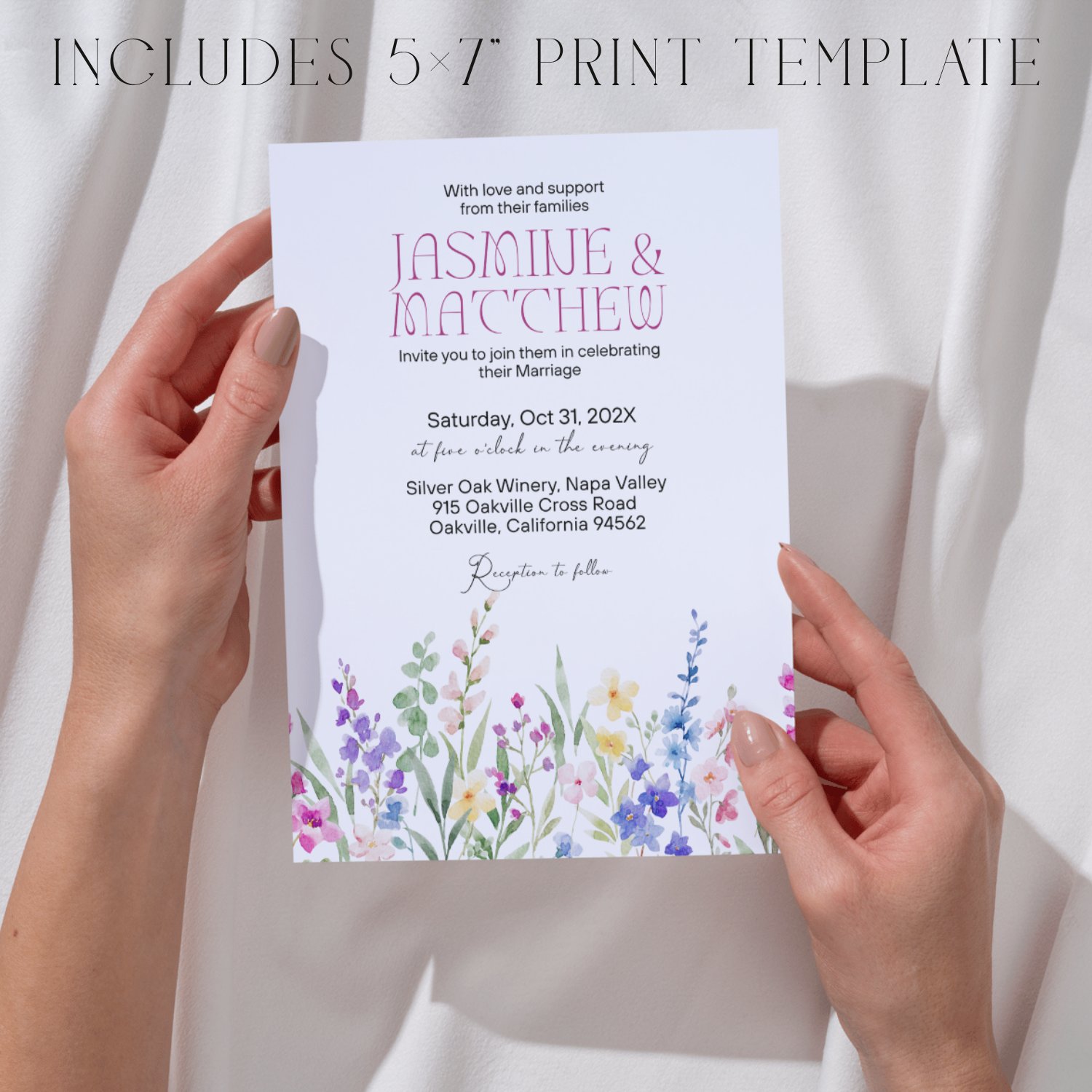 Garden in Bloom Wedding Website Template | Editable Canva Wedding Website RSVP | Floral Wildflower Wedding Invite | Digital Wedding Invitation product image (8)