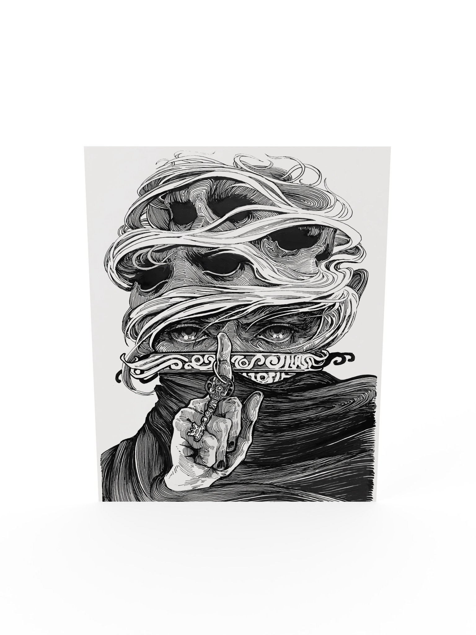 Inktober art. “Mystical” (Poster) product image (5)