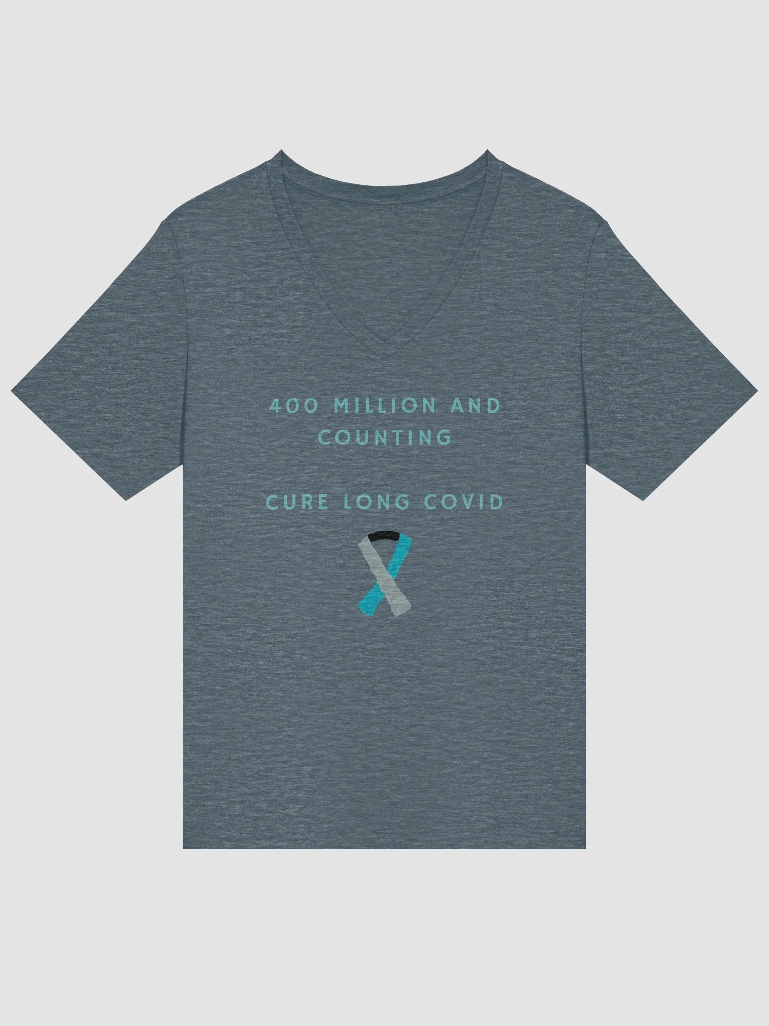 400 Million And Counting Relaxed V-Neck Tee product image (3)