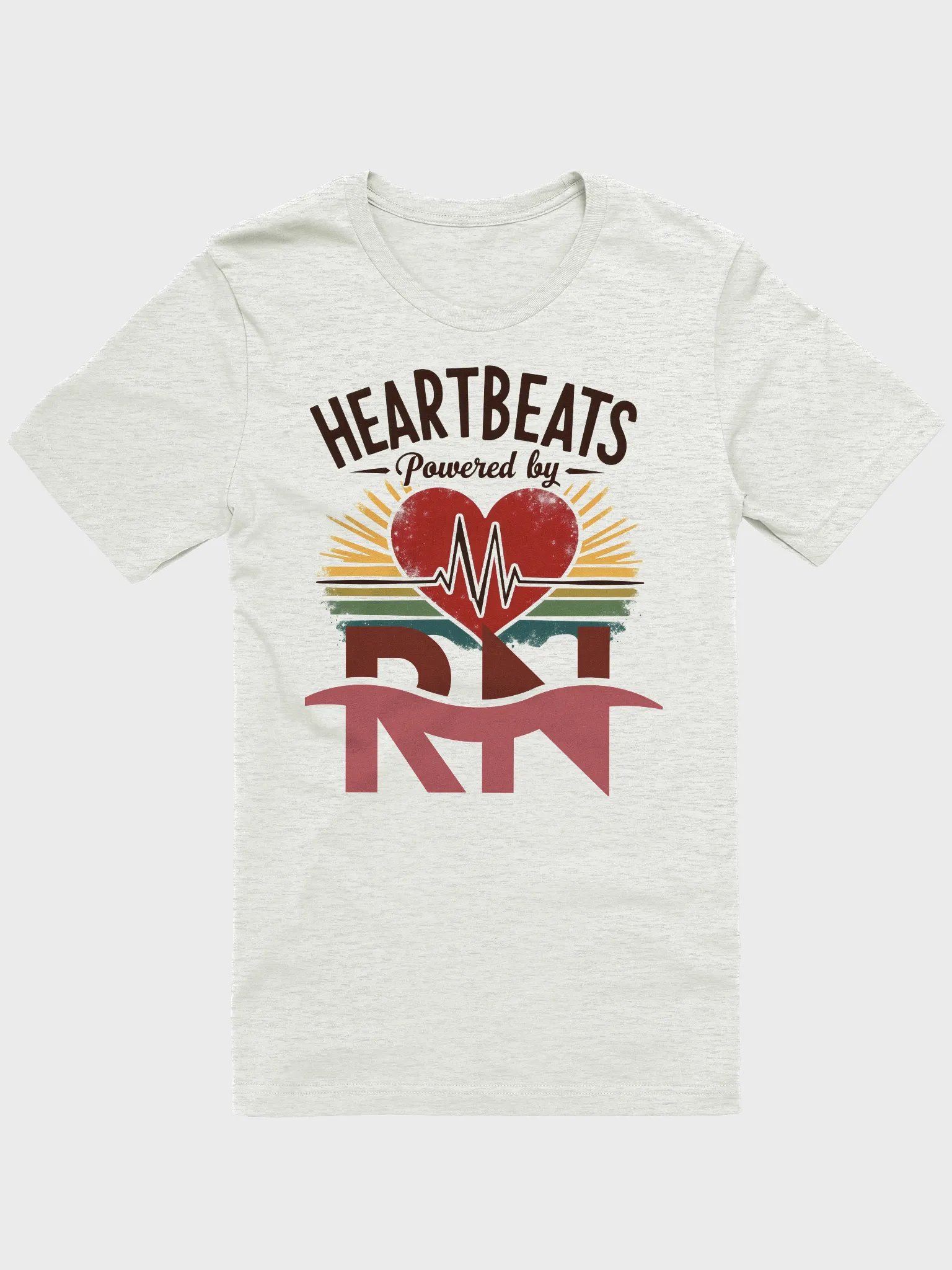 Heartbeats RN Stylized T-Shirt product image (7)