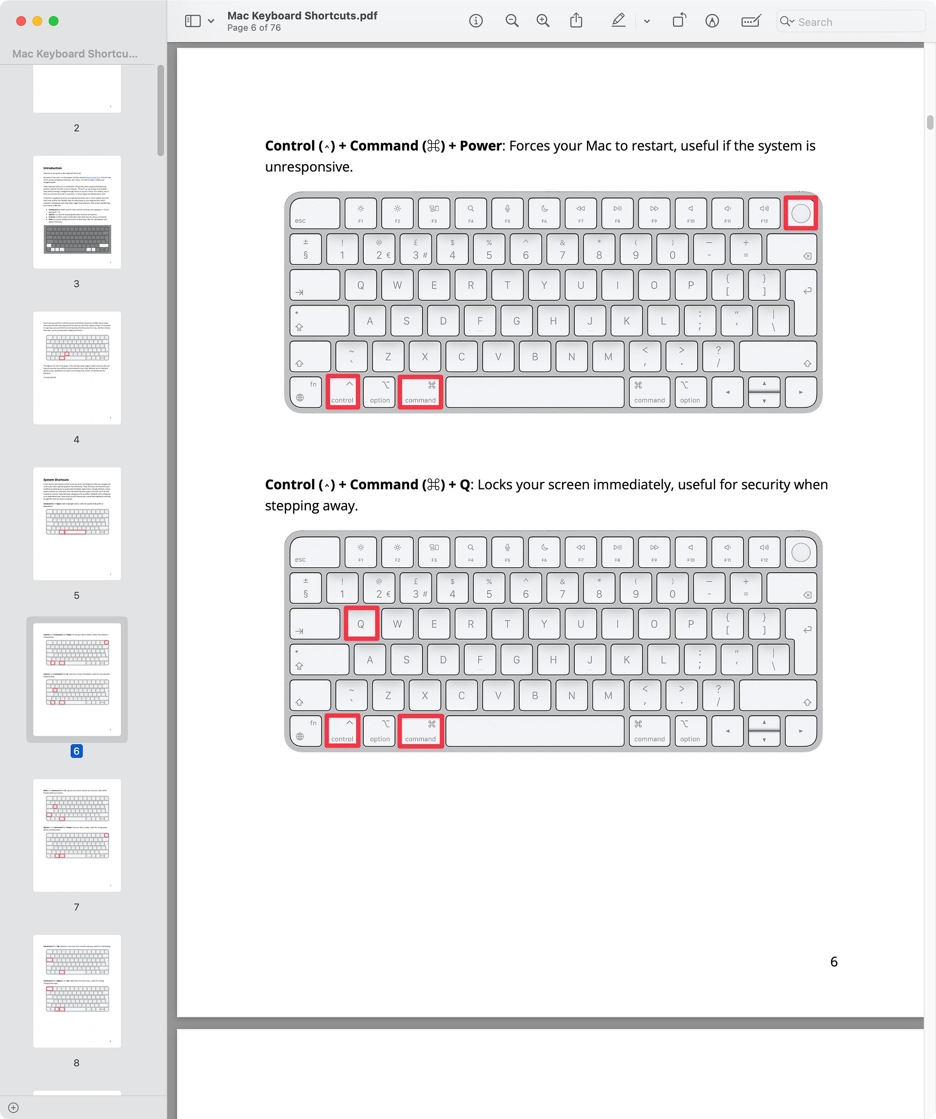 Mac Keyboard Shortcuts - The Ultimate Guide! product image (3)